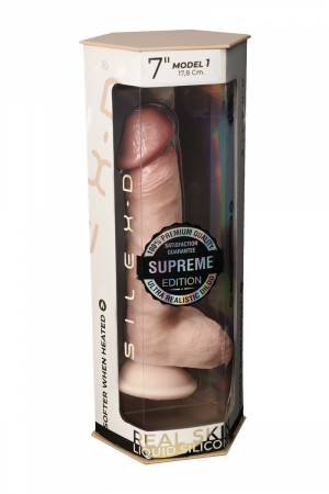 Gode Real Skin Supreme Model 1 flesh 17,8 cm – SilexD - Vibromasse