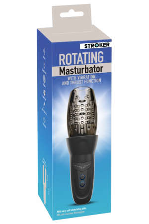 Masturbateur vibrant rotatif et va-et-vient – You2toys - Vibromasse