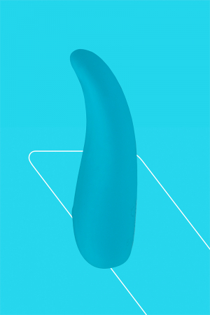 Mini vibro rechargeable ThrillLeaf bleu – FairyGasm - Vibromasse