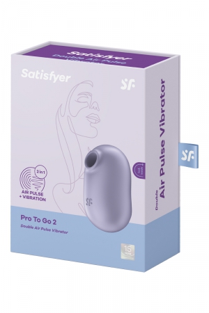 Stimulateur Satisfyer Pro To Go 2 lavande - Vibromasse