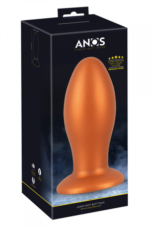 Plug anal XXL 21 x 8,4 cm – Anos - Vibromasse